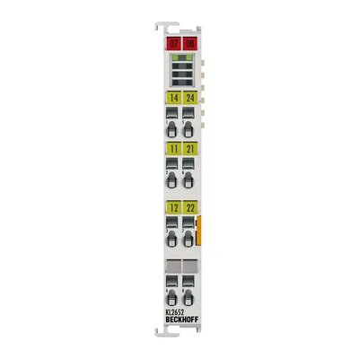 Beckhoff KL2652 Bus Terminal, 2-channel relay output, 230 V AC, 300 V DC, 5 A