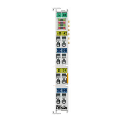 Beckhoff EL3204-0162 EtherCAT Terminal, 4-channel analog input, multi-function, ±10 V, RTD (Pt100), 12 bit, single-ended