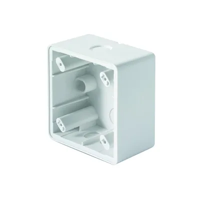 Esylux Aufputzdose IP 20/IP 44 weiß
