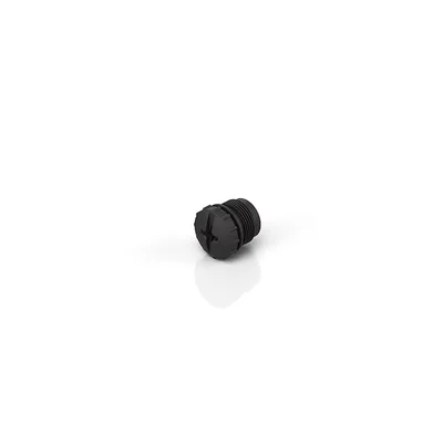 Beckhoff ZS5000-0020 blanking plug for M12 socket, plastic, black, IP65/67