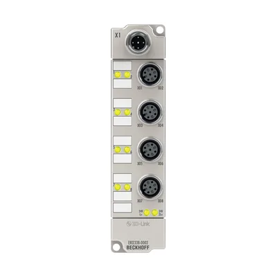 Beckhoff ERI2338-0002 IO-Link box, 8-channel digital combi, 24 V DC, 3 ms, 05 A, M12, zinc die-cast