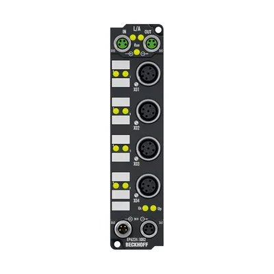 Beckhoff EP6224-3002 EtherCAT Box, 4-channel communication interface, IO-Link, master, Class B, M12New
