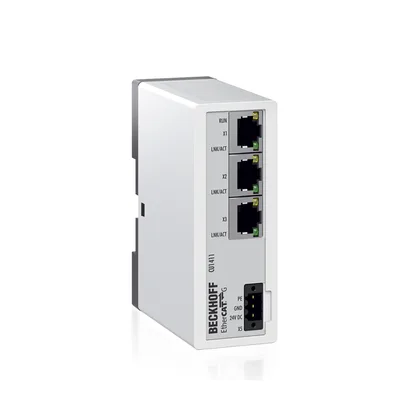 Beckhoff CU1411 Infrastructure, 1-port branch controller, EtherCAT G, 24 V DC, RJ45