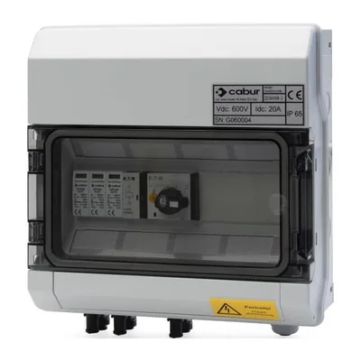 Cabur ISA0201CA10 DC photovoltaic stringboxes with release coil