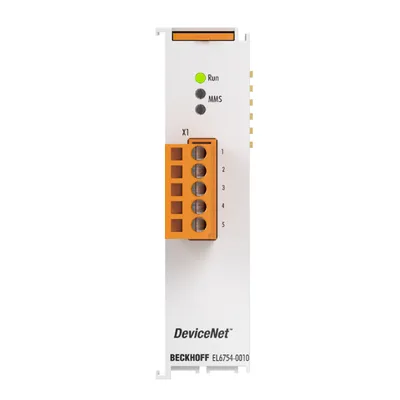 Beckhoff EL6754-0010 EtherCAT Terminal, 1-channel communication interface, DeviceNet, slaveNew