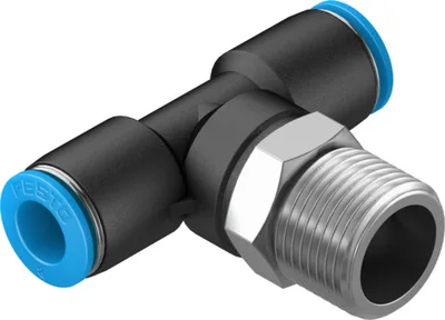 Festo QST-3/8-8-50 T-Çabuk Bağlantı Rakoru