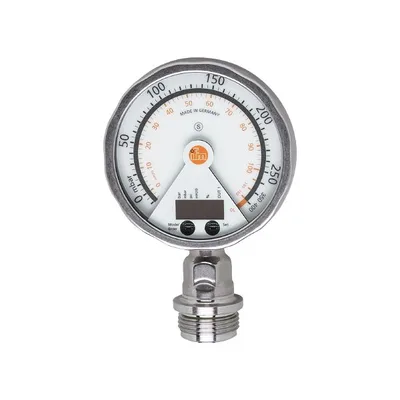 IFM PG-,25BREA01-MFRKG/US/      /P Analog göstergeli düz diyaframlı basınç sensörü