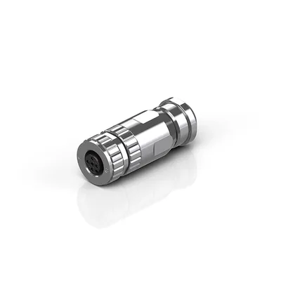 Beckhoff ZS1090-1007 M8 socket field assembly, Ethernet/EtherCAT, IP67, shielded