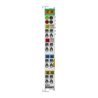 Beckhoff KL3011 Bus Terminal, 1-channel analog input, current, 0…20 mA, 12 bit, differential