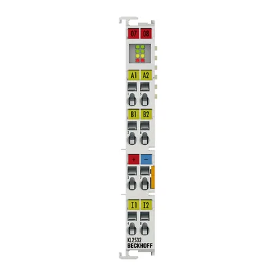 Beckhoff KL2532 Bus Terminal, 2-channel motion interface, DC motor, 24 V DC, 1 A