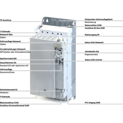 Lenze PWR-UNIT I5DAE 375F - 10010000S