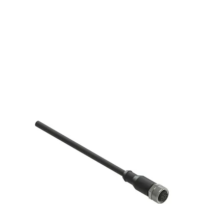 Pizzato VF CA8PD10M M12 female wired connector: straight, 8 poles, 10 m cable
