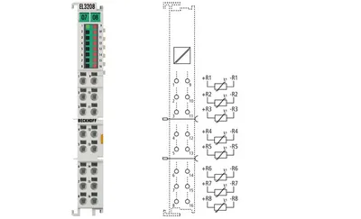 BECKHOFF EL3208 8-Channel Input Terminal