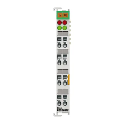 Beckhoff KL3361 Bus Terminal, 1-channel analog input, voltage, ±20 mV, 15 bit, oscilloscope function