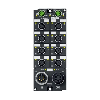 Beckhoff EP2839-0042 EtherCAT Box, 16-channel digital output, 24 V DC, 05 A, M12, with diagnostics