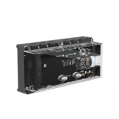 Alre HTFRL-214.240 Wireless heating actuator for mounting in heating circuit distributor, 4-channel, IP20