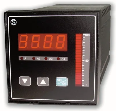 Seneca S301B 4 digit (+ bargraph) indicator with universal input and re-transmitted output