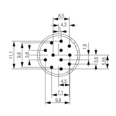 Weidmüller SAI-M23-SE-12-F-G