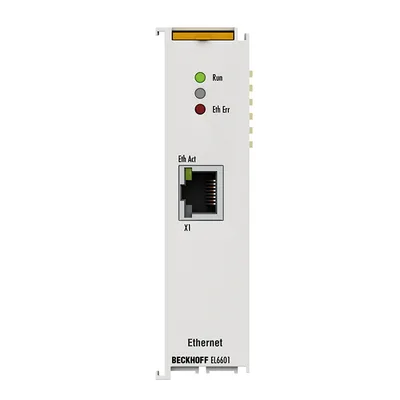 Beckhoff EL6601 EtherCAT Terminal, 1-port communication interface, Ethernet switch port