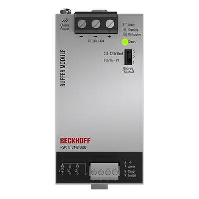 Beckhoff PS9011-2440-0000 Buffer module PS9000; output: 24 V DC, 40 A, 160 ms; input: 24 V DC