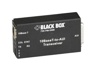 Black Box LE180A  10BASE-T to AUI Alıcı Verici