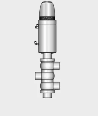 Kieselmann 5674 S-S-S Double-seat Changeover Valve