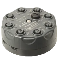 Pepperl+Fuchs VAZ-2T8-G11-F Splitter box, flat cable, AS interface and auxiliary voltage to eight M12 connectors