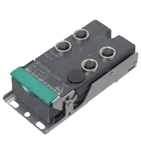 Pepperl+Fuchs VBA-4E4A-G12-XEL G12 flat module, 4 inputs (PNP) and 4 electronic outputs