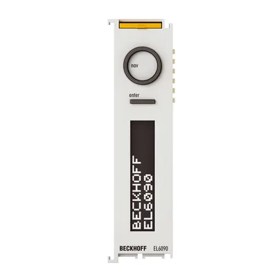Beckhoff EL6090 EtherCAT Terminal, display with navigation switch, operating hours counter