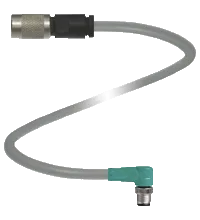 Pepperl+Fuchs V35-G-5M-PUR-V31-WM Connection cable, M9 to M8, PUR cable, 3-pin
