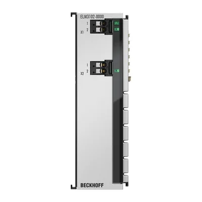 Beckhoff ELM3102-0000 EtherCAT Terminal, 2-channel analog input, current, ±20 mA, 24 bit, 20 ksps