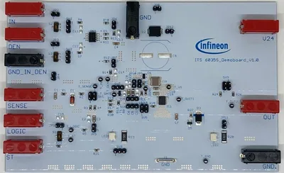 Infineon DEMOBOARD ITS6035S The  is a PCB with soldered Industrial PROFET™ device on it