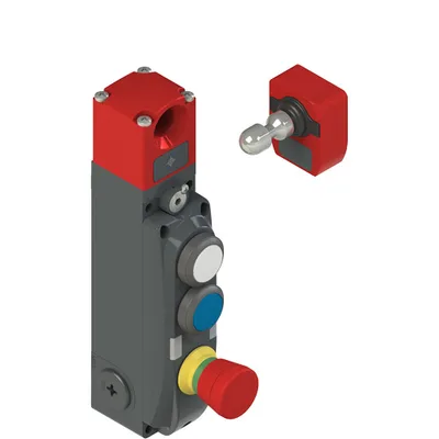 Pizzato NG 2D1D312V-F31 NG series safety switch with lock and integrated control devices, with actuator