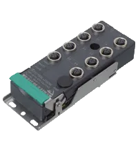 Pepperl+Fuchs VBA-4E3A-G12-ZAJ/EA2L G12 flat module, 4 inputs (PNP) and 3 electronic outputs