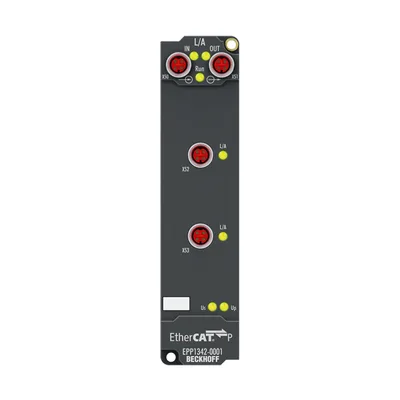 Beckhoff EPP1342-0001 EtherCAT P Box, 2-port EtherCAT P junction