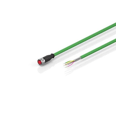 Beckhoff ZK4724-0410-2xxx Resolver connection cable 025 mm² with M12 plug for motors with resolver, drag-chain suitable