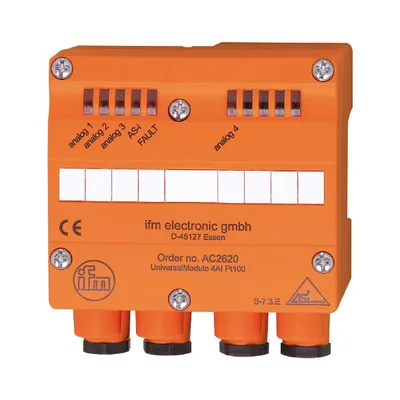 IFM UniversalModule 4AI(Pt100)IP65 AS-i arayüzü üniversal modül