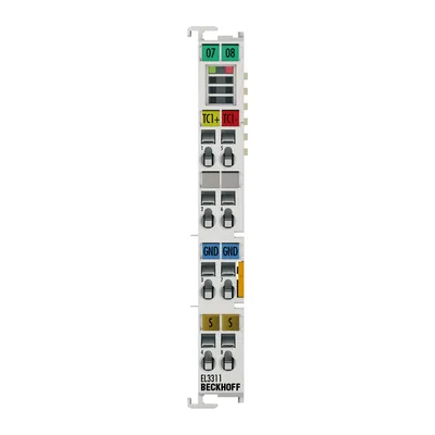 Beckhoff EL3311 EtherCAT Terminal, 1-channel analog input, temperature, thermocouple, 16 bit