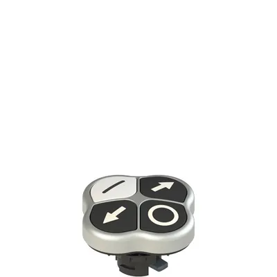 Pizzato E2 1PQFA9QAAL Quadruple pushbutton