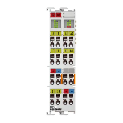 Beckhoff KL2541 Bus Terminal, 1-channel motion interface, stepper motor, 48 V DC, 5 A, with incremental encoder