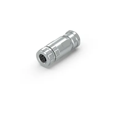 Beckhoff ZS2000-6720 M12 socket field assembly, sensor, IP67, shielded