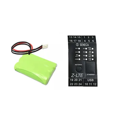 Seneca Z-LTE-BTT Replacement batteries and front label for Z-LTE
