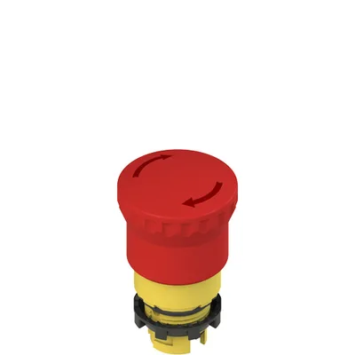 Pizzato E2 1PERZ4531 Turn to release emergency pushbutton