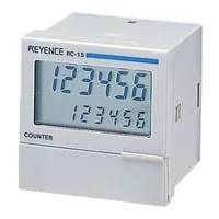 Keyence RC-15 48-mm□ 6-digit 7-segment LCD, One-stage Preset, with Timer, DC Power Supply