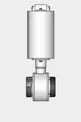 Kieselmann 4121 G-S Straight-way Ball Valve