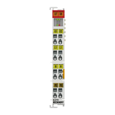 Beckhoff KL2791 Bus Terminal, 1-channel motion interface, AC motor, 230 V AC, 09 A