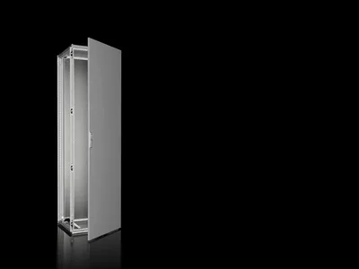 Rittal VX 8605.000 VX Modüler pano sistemi, GYD: 600x2000x500 mm, çelik sac, montaj plakalı, ön tarafta tek kapılı