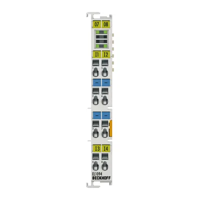 Beckhoff EL1094 EtherCAT Terminal, 4-channel digital input, 24 V DC, 10 µs, ground switching