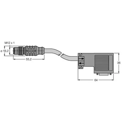 Turck RSSW-D9T451-2M