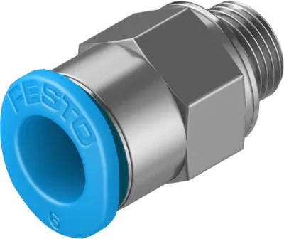 Festo QSM-M6-6 Çabuk Bağlantı Rakoru
